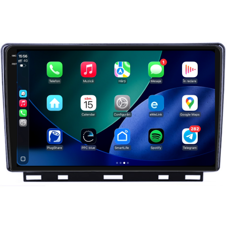 Navigatie Dedicata Renault Clio 5 (2019-2024), 2K, 12Gb Ram, 256Gb Stocare, Carplay [4]