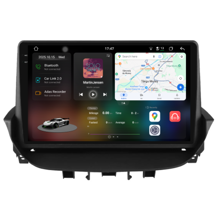 Laguna (2001 - 2007) - Navigatie Dedicata Renault Laguna (2001-2007), 2K, 12Gb Ram, 256Gb Stocare, Carplay