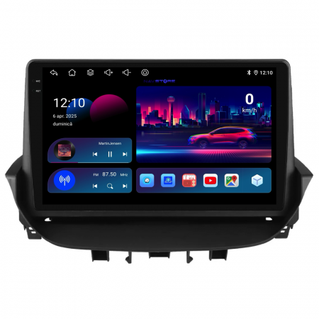 Navigatie Dedicata Renault Laguna (2001-2007), 9Inch, 6Gb Ram, 128Gb Stocare, Carplay [3]