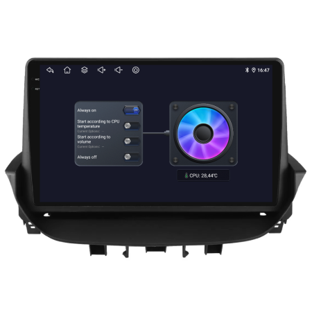 Navigatie Dedicata Renault Laguna (2001-2007),QuadCore, 9Inch, 4Gb Ram, 64Gb Stocare, Carplay [6]