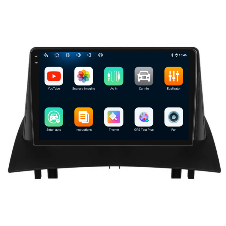 Navigatie Dedicata Renault Megane 2 (2002-2009), 9 Inch, 2Gb Ram, 32Gb stocare, Carplay [5]