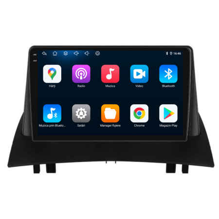 Navigatie Dedicata Renault Megane 2 (2002-2009), 9 Inch, 4Gb Ram, 64Gb stocare, Carplay [4]