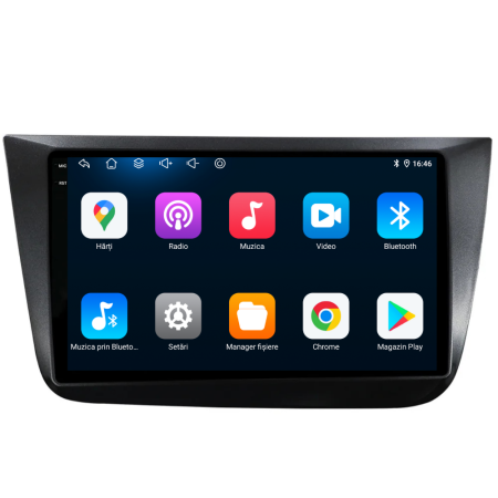 Navigatie Dedicata Seat Altea (2004-2015), 9 Inch, 2Gb Ram, 32Gb stocare, Carplay [4]