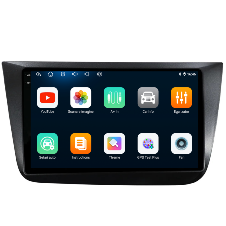 Navigatie Dedicata Seat Altea (2004-2015),QuadCore, 9 Inch, 4Gb Ram, 64Gb stocare, Carplay [5]