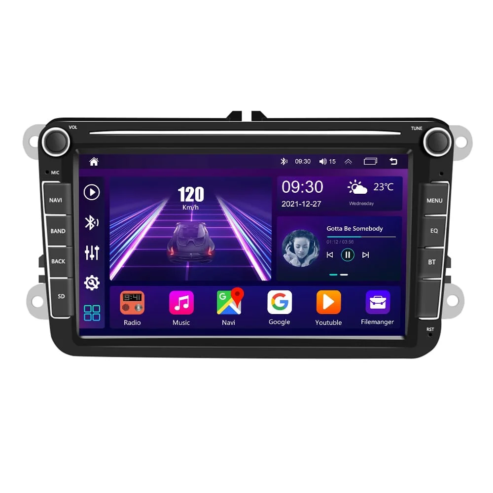 Toledo (2004 - 2015) - Navigatie Dedicata Seat, Android, 8Inch,4Gb Ram, 64Gb stocare, Bluetooth, WiFi, Waze, Canbus