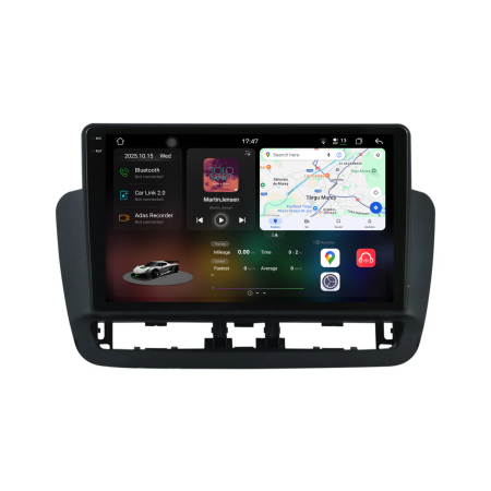 Ibiza 6J (2008 - 2016) - Navigatie Dedicata Seat Ibiza (2014 - 2017), 2K, 12Gb Ram, 256Gb Stocare, Android Auto, Carplay