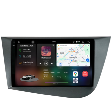 Leon (2005 - 2012) - Navigatie Dedicata Seat Leon Mk2 (2005-2012), 2K, 12Gb Ram, 256Gb Stocare, Carplay