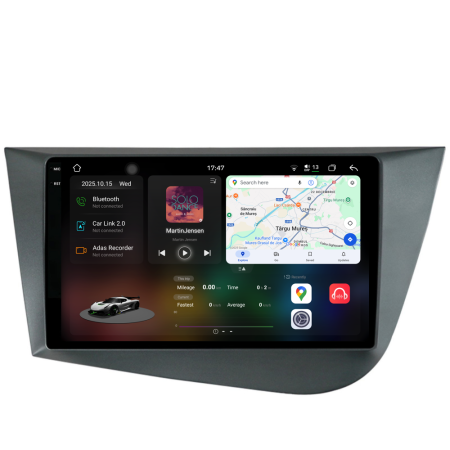 Leon (2005 - 2012) - Navigatie Dedicata Seat Leon Mk2 (2005-2012), 2K, 12Gb Ram, 256Gb Stocare, Carplay