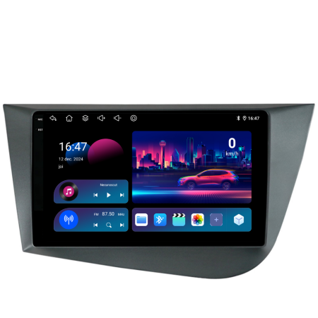 Navigatie Dedicata Seat Leon Mk2 (2005-2012), 9Inch, 2Gb Ram, 32Gb Stocare, Carplay [3]