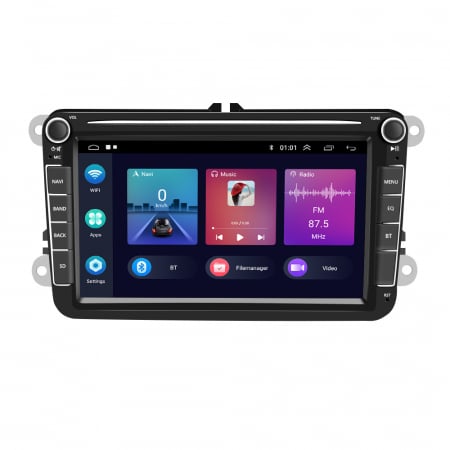 Octavia 2 (2004 - 2013) - Navigatie Dedicata Skoda, 8Inch, 4Gb Ram, 64Gb stocare, Carplay si Android Auto