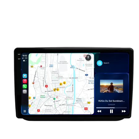 Navigatie Dedicata Skoda Fabia (2007-2014), 10Inch, 6Gb Ram, 128Gb Stocare, Carplay [1]