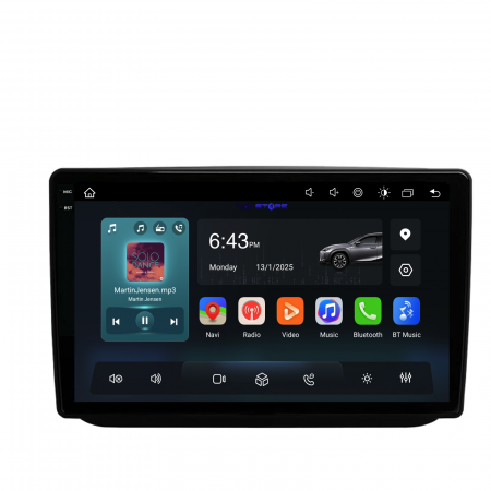 Navigatie Dedicata Skoda Fabia (2007-2014), 10Inch, 4Gb Ram, 64Gb Stocare, Carplay [3]