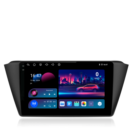 Navigatie Dedicata Skoda Fabia (2014-2019), 9Inch, 6Gb Ram, 128Gb Stocare, Carplay [3]