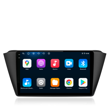 Navigatie Dedicata Skoda Fabia (2014-2019), 9Inch, 6Gb Ram, 128Gb Stocare, Carplay [4]