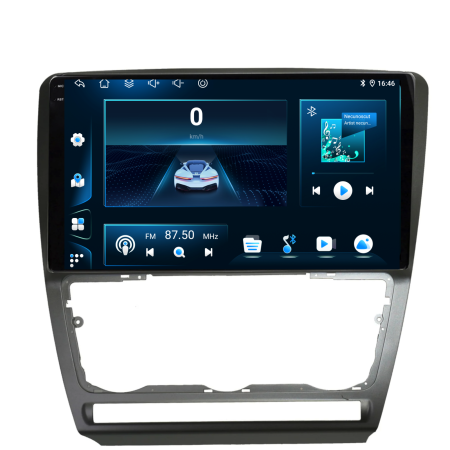 Navigatie Dedicata Skoda Octavia 2 (2004-2013), 10Inch, 6Gb Ram, 128Gb Stocare, Carplay [6]
