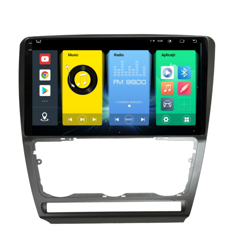 Navigatie Dedicata Skoda Octavia 2 (2004-2013), 10Inch, 8Gb Ram, 256Gb Stocare, Carplay [6]