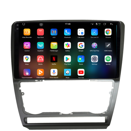 Navigatie Dedicata Skoda Octavia 2 (2004-2013), 2K, 12Gb Ram, 256Gb Stocare, Carplay [2]