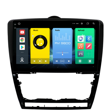 Navigatie Dedicata Skoda Octavia 2 (2004-2013), 2K, 4Gb Ram, 64Gb Stocare, Carplay [6]