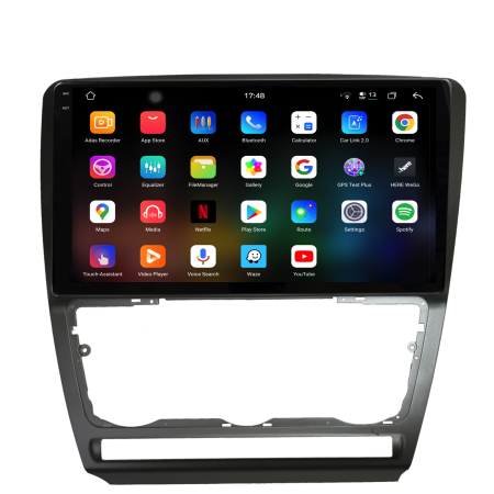 Navigatie Dedicata Skoda Octavia 2 (2004-2013), 2K, 12Gb Ram, 256Gb Stocare, Carplay [2]