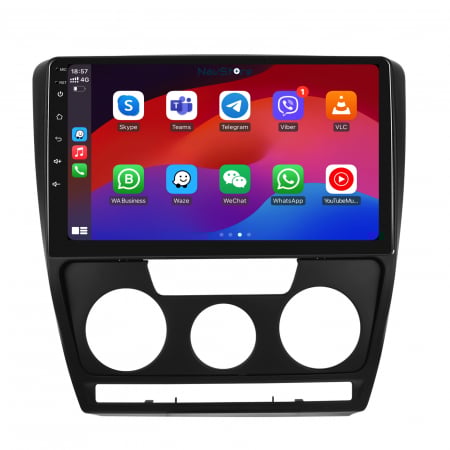 Navigatie Android Dedicata Skoda Octavia 2 (2004 - 2013), 10Inch, 4Gb Ram, 64Gb Stocare, Bluetooth, WiFi, Carplay [6]