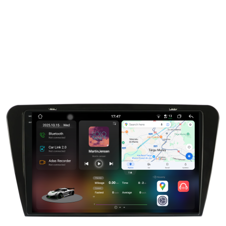 Octavia 3 (2013 - 2018) - Navigatie Dedicata Skoda Octavia 3 (2013-2018), 2K, 12Gb Ram, 256Gb Stocare, Carplay