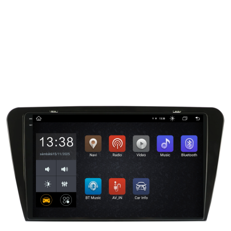 Navigatie Dedicata Skoda Octavia 3 (2013-2018), 2K, 8Gb Ram, 256Gb Stocare, Carplay [3]