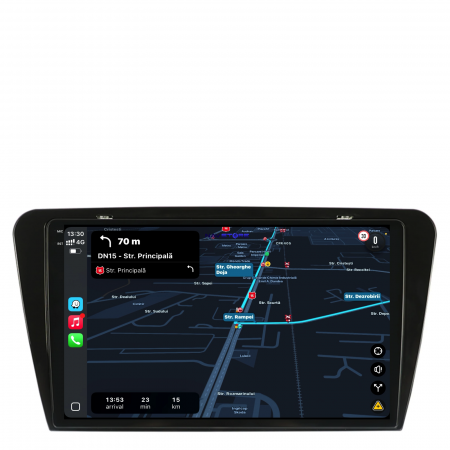 Navigatie Dedicata Skoda Octavia 3 (2013-2018), 2K, 8Gb Ram, 256Gb Stocare, Carplay [2]