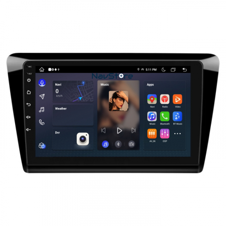 Navigatie Dedicata Skoda Rapid (2011 - 2019) 9 Inch, 4Gb Ram, 64Gb stocare, Carplay [4]
