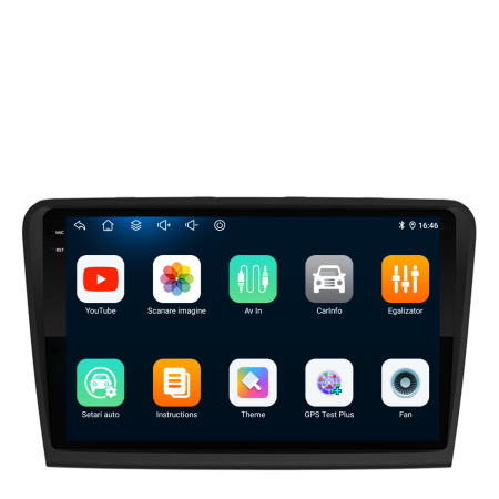 Navigatie Dedicata Skoda Superb 2 (2008-2015), 10Inch, 4Gb Ram, 64Gb Stocare, Carplay [5]