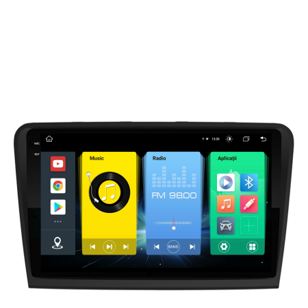 Navigatie Dedicata Skoda Superb 2 (2008-2015), 2K, 8Gb Ram, 256Gb Stocare, Carplay [6]