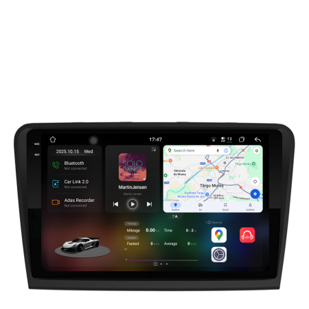 Superb 2 (2008 - 2015) - Navigatie Dedicata Skoda Superb 2 (2008-2015), 2K, 12Gb Ram, 256Gb Stocare, Carplay