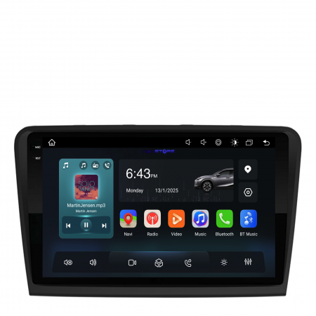 Navigatie Dedicata Skoda Superb 2 (2008-2015),QuadCore, 10Inch, 4Gb Ram, 64Gb Stocare, Carplay [3]