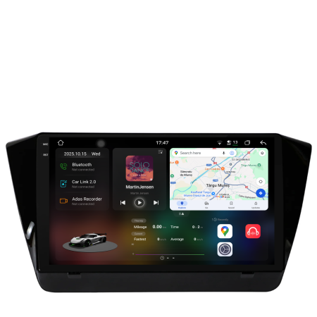 Superb 3 (2015 - 2019) - Navigatie Dedicata Skoda Superb 3 (2015-2019), 2K, 12Gb Ram, 256Gb Stocare, Carplay