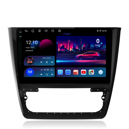 Navigatie Dedicata Skoda Yeti (2009-2017), Incell 10Inch, 6Gb Ram, 128Gb Stocare, Carplay [3]