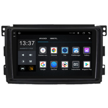 Navigatie Dedicata Smart For Two (2005-2010) For Four (2005-2010), 2K, 8Gb Ram, 256Gb stocare, Carplay [6]