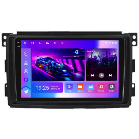 Navigatie Dedicata Smart For Two (2005-2010) For Four (2005-2010), 9Inch, 2Gb Ram, 32Gb stocare, Carplay [8]