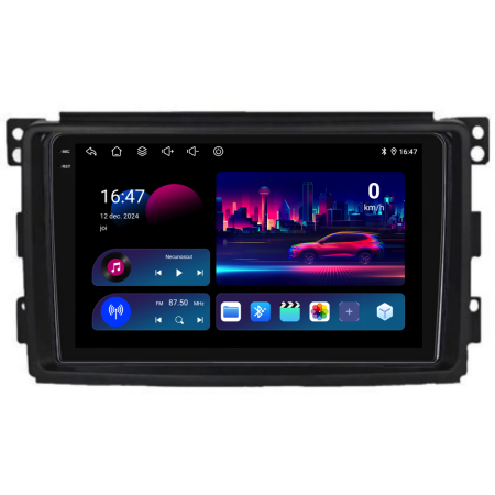 Navigatie Dedicata Smart For Two (2005-2010) For Four (2005-2010), 9Inch, 8Gb Ram, 256Gb stocare, Carplay [3]