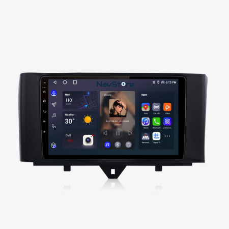 For Two (2010 - 2015) - Navigatie Dedicata Smart For Two (2010-2015) For Four (2010-2015), 9 Inch, 1Gb Ram, 32Gb stocare, Carplay