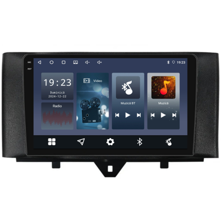 Navigatie Dedicata Smart For Two (2010-2015) For Four (2010-2015), 9Inch, 2Gb Ram, 32Gb stocare, Carplay [7]