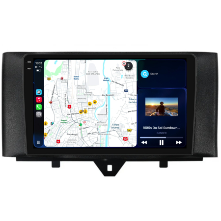 Navigatie Dedicata Smart For Two (2010-2015) For Four (2010-2015), 9Inch, 4Gb Ram, 64Gb stocare, Carplay [1]