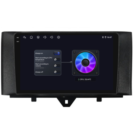 Navigatie Dedicata Smart For Two (2010-2015) For Four (2010-2015), 9Inch, 4Gb Ram, 64Gb stocare, Carplay [7]