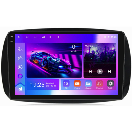 Navigatie Dedicata Smart For Two (2016-2021) For Four (2016-2021), 9Inch, 2Gb Ram, 32Gb stocare, Carplay [8]