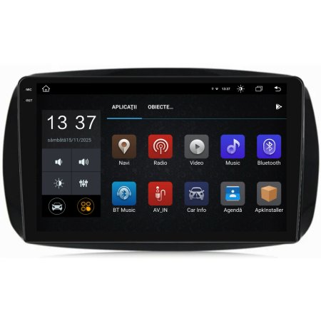 Navigatie Dedicata Smart For Two (2016-2021) For Four (2016-2021), 9Inch, 8Gb Ram, 256Gb stocare, Carplay [5]