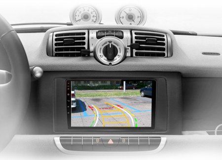 Navigatie Dedicata Smart For Two (2005-2010) For Four (2005-2010), 9 Inch, 4Gb Ram, 64Gb stocare, Carplay [2]