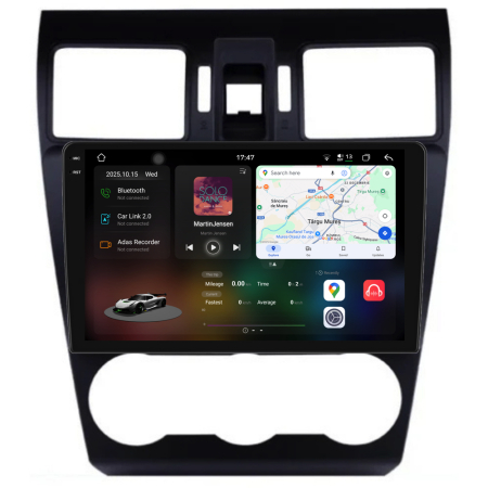 Forester SJ (2012-2015) - Navigatie Dedicata Subaru Forester (2012-2018), 2K, 12Gb Ram, 256Gb Stocare, Carplay