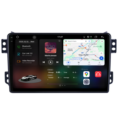 Splash (2008-2014) - Navigatie Dedicata Suzuki Splash (2007-2014), 2K, 12Gb Ram, 256Gb Stocare, Carplay