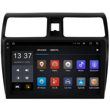 Navigatie Dedicata Suzuki Swift (2003-2010), 10Inch, 8Gb Ram, 256Gb Stocare, Carplay [4]