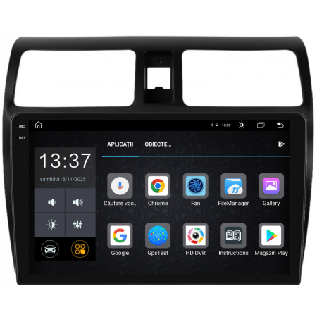 Navigatie Dedicata Suzuki Swift (2003-2010), 10Inch, 8Gb Ram, 256Gb Stocare, Carplay [5]