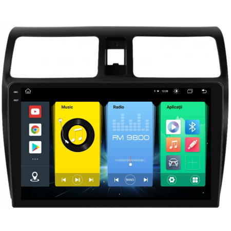 Navigatie Dedicata Suzuki Swift (2003-2010), 2K, 8Gb Ram, 256Gb Stocare, Carplay [6]