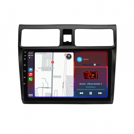 Navigatie Android Dedicata Suzuki Swift (2003-2010), 10Inch, 4Gb Ram, 64Gb Stocare, Bluetooth, WiFi, Carplay [4]